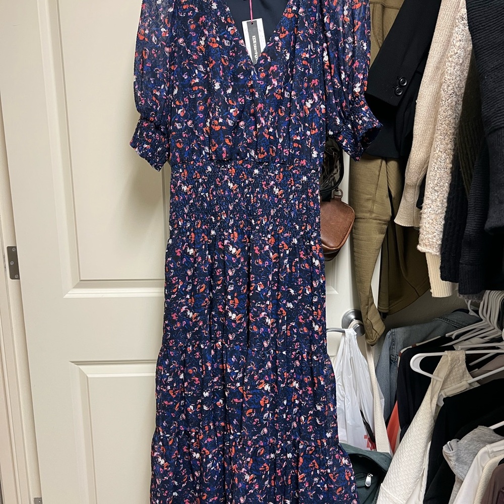 Parker Floral V-Neck Maxi Dress